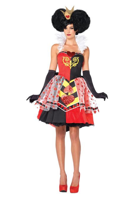 sexy queen of hearts adult costume