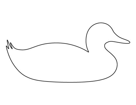 printable duck template