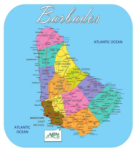 Saint Michael Barbados World Map United States Map