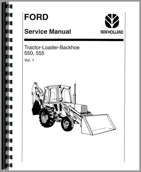 ford  tractor loader backhoe service manual