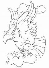 Eagle Coloring Pages Flying Printable Bald Kids Cute Sheets Library Clipart Choose Board Popular sketch template