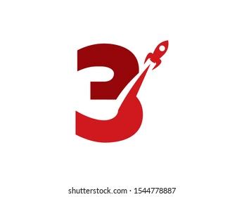 number  logo symbol template design stock vector royalty