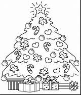 Coloring Tree Christmas Evergreen Pages Getcolorings Da Color Noel Printable Mosaic sketch template
