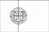 Portugal Flag Coloring Portuguese Flags Coloriage Template Pages 1400s Poland sketch template