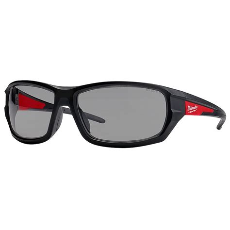 milwaukee tool performance safety glasses with gray fog free lenses