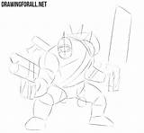 Warhammer Draw Drawingforall Ork sketch template