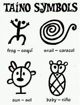 Taino Symbols Puerto Rico Tattoos Tribal sketch template