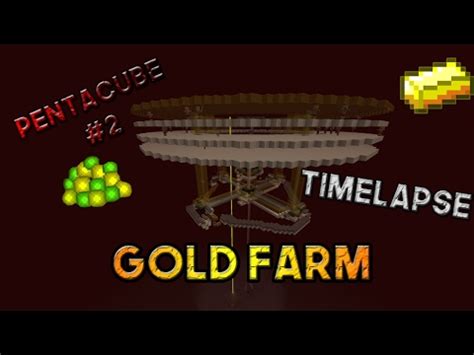 gold farm timelapse shematica minecraft project