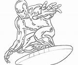 Surfer Silver Coloring Pages Surfing Character Printable Getdrawings Ages Big Superheroes Popular Drawings Coloringhome sketch template