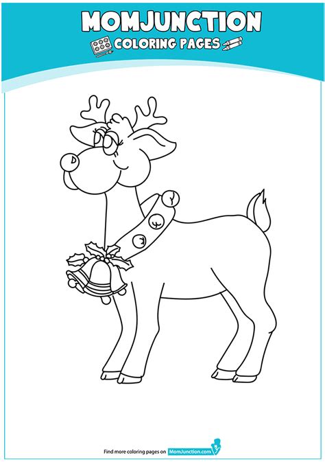 reindeer coloring pages books    printable