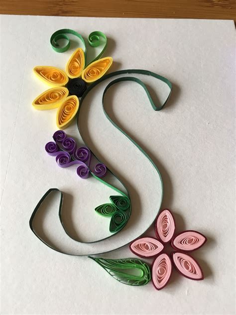 quilled letters quilling quilling paper craft letter wall art