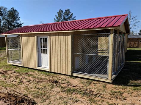 deluxe dog kennels yoders storage buildings