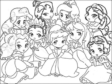 coloring pages  princesses bubakidscom