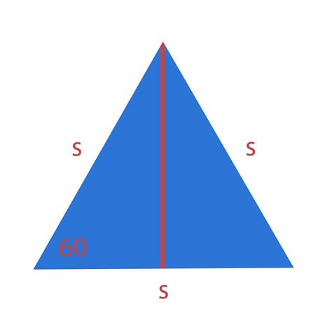 find  height   equilateral triangle gre math