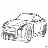 Nissan Gtr Drawing Gt Kleurplaat Getdrawings sketch template