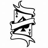 Ace Poker Spades Cards Karte Logos Decal Vectorportal Envuelto Cinta Clipartmag Gorras Cartas Karten Vektoren Gehüllt Doodle Tatuar Nimbo sketch template