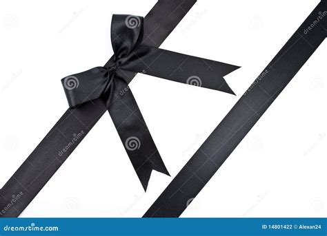 black bow  ribbon stock photography image