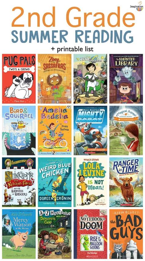 grade summer reading list ages    grade books