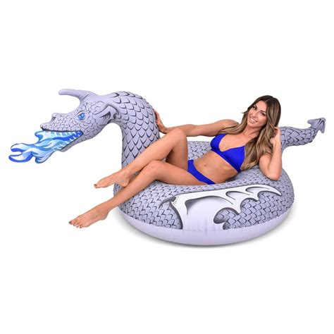 gofloats ice dragon party tube inflatable raft dragon pool floats popsugar love and sex photo 6