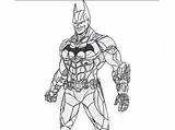 Arkham Batman Knight Drawing Drawings Getdrawings Deviantart sketch template