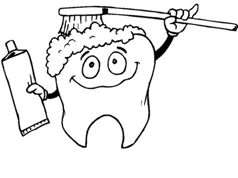 tooth coloring pages printable coloring home