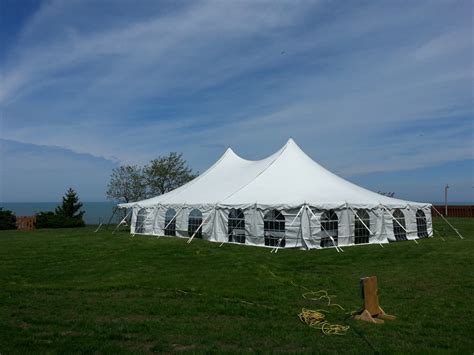 white century pole tent