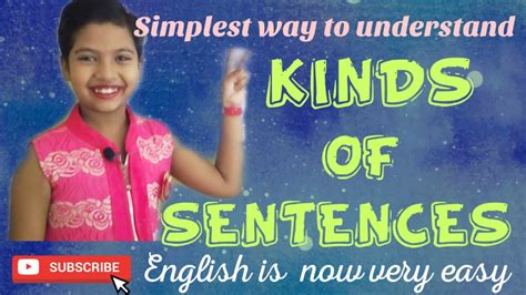 english grammar kinds  sentences youtube