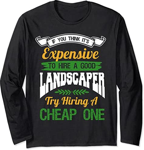 amazoncom landscaper shirt funny landscaping gardener landscaper gift