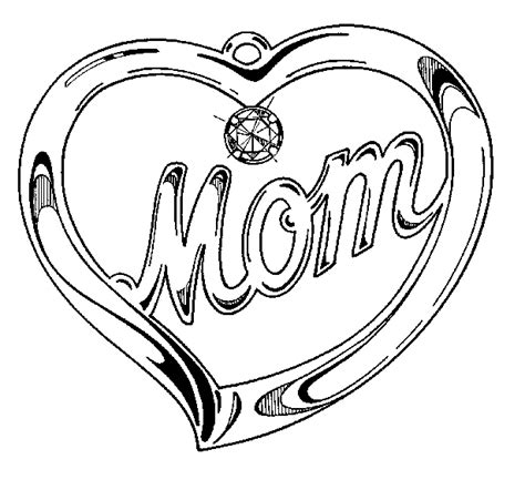 hearts coloring part  mothers day coloring pages heart