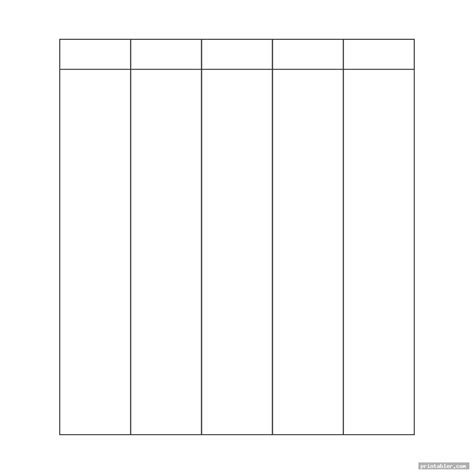 blank  column template