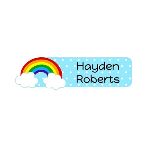 rainbow  labels  bubbles