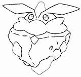 Pokemon Carbink Coloring Pages Drawings Morningkids sketch template