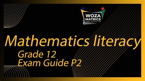 maths literacy exam guide paper  youtube