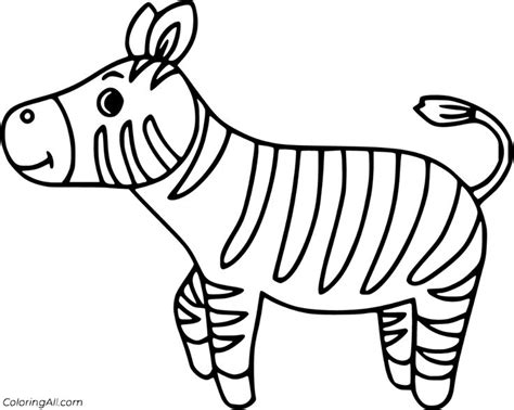 printable zebra coloring pages  vector format easy  print