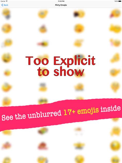 Adult Emoji Flirty Emoticons Naughty Icons Sticker Apps