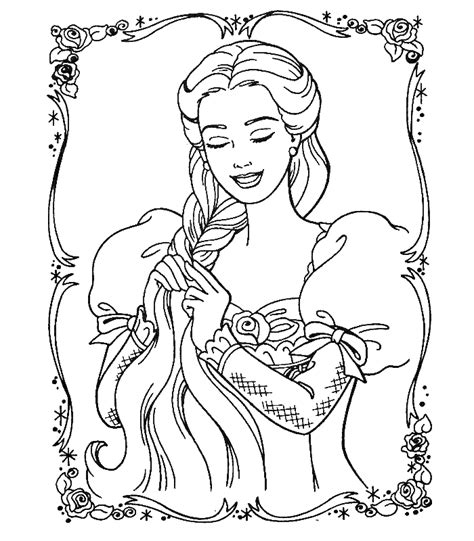 barbie princess coloring pages learn  coloring