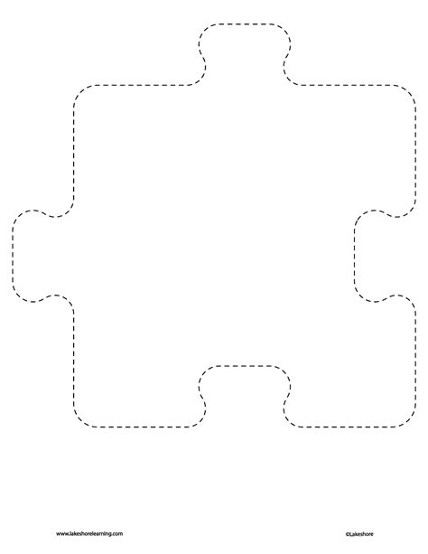 printable puzzle pieces template
