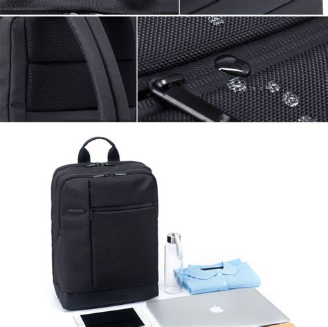 xiaomi classic business backpack mi bag oxford cloth material waterproof design students