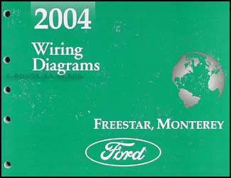 ford freestar mercury monterey wiring diagram manual original