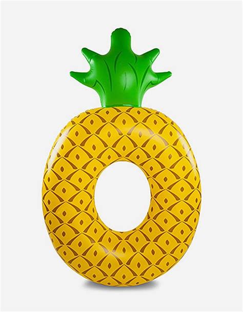 bigmouth  pineapple inflatable yello bmpf pa cool pool floats