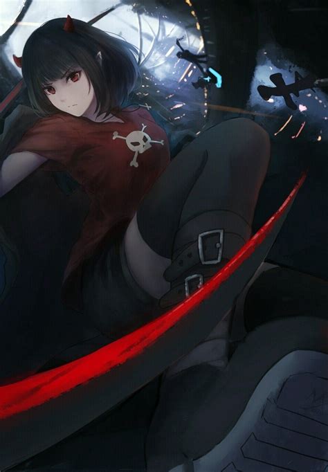 cool dark anime girl wallpapers top  cool dark anime girl backgrounds wallpaperaccess