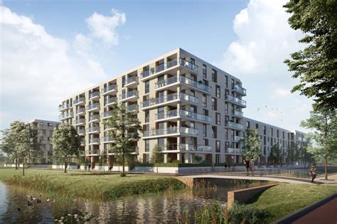 nieuwbouwplan voor  woningen  parkachtige omgeving haarlemse boerhaavewijk rijnboutt