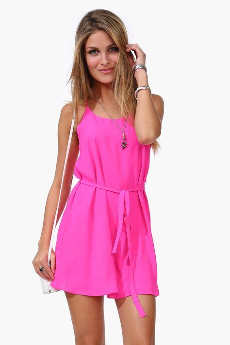 clothing neon pink main stage dress trendy dresses fashion