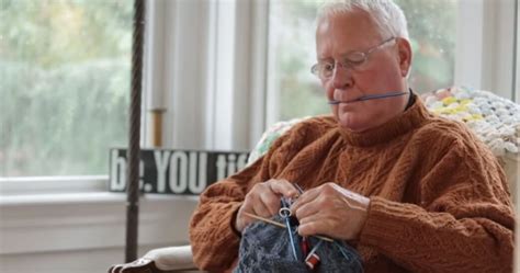 the man who knits