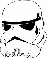 Coloring Stormtrooper Helmet Popular sketch template