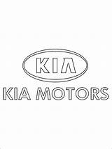 Kia Logo Coloring Pages Pdf Print Printable sketch template