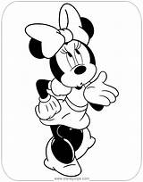 Minnie Mouse Coloring Kiss Blowing Pages Disney Disneyclips Mickey Colouring Choose Board Printable Color Cute Minniemouse Minion Minie sketch template