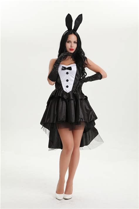 free shipping bunny girl rabbit costumes women sexy halloween adult