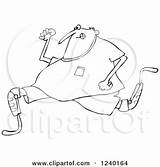 Prosthetic Artificial Leg Running Illustration Man Royalty Clipart Djart Vector Regarding Notes sketch template