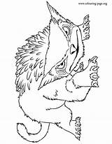 Croods Owl Kolorowanki Unknown sketch template